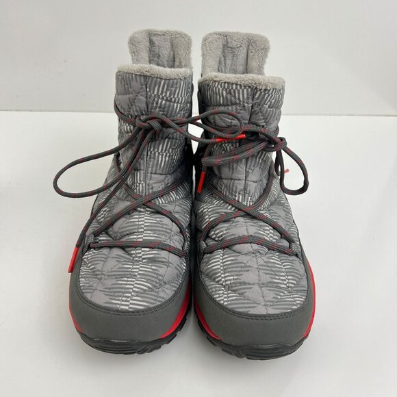 Columbia Loveland Shorty Omni-Heat Snow  Boots in a grey w/red Size 7 M - Picture 2 of 11